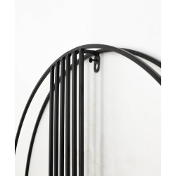 52815KARE zegar STRINGS 60 czarno-złoty King Home