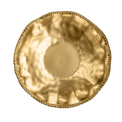 60498KARE komplet 2 półmisków BELL 36 cm       złoty King Home