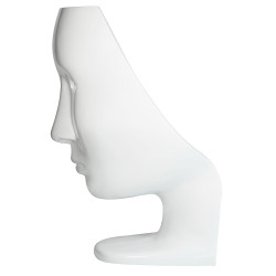 JH-035 Fotel NEMO FACE CHAIR biały - włókno szklane King Home