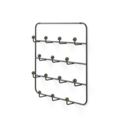 1004045-048UMBRA wieszak ścienny ESTIQUE czarny orzech King Home