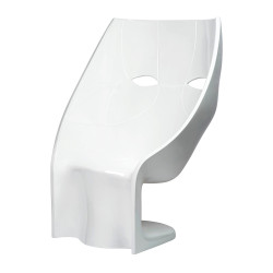 JH-035 Fotel NEMO FACE CHAIR biały - włókno szklane King Home