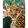 KH1501100250Obraz PEARLS LEOPARD 150x120 cm King Home