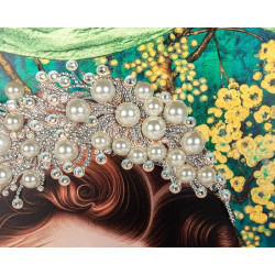 KH1501100250Obraz PEARLS LEOPARD 150x120 cm King Home