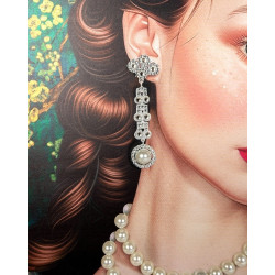 KH1501100250Obraz PEARLS LEOPARD 150x120 cm King Home