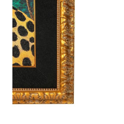 KH1501100250Obraz PEARLS LEOPARD 150x120 cm King Home