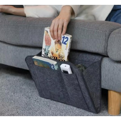 5900168833944Organizer - schowek filcowy SHP NUDE      szary King Home