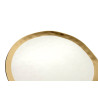 60497KARE komplet 2 talerzy BELL 38 cm         biało-złoty King Home