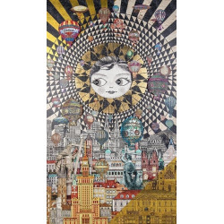 KH1501100277Obraz WARSAW GIRL 110x174 cm King Home