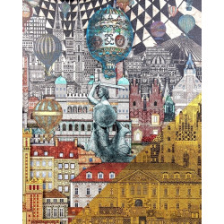 KH1501100277Obraz WARSAW GIRL 110x174 cm King Home