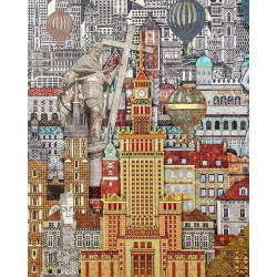 KH1501100277Obraz WARSAW GIRL 110x174 cm King Home
