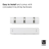 318853-660UMBRA wieszak na ubrania FLIP 3 biały King Home
