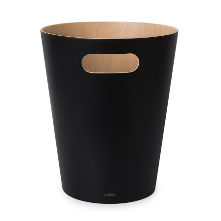 082780-045UMBRA kosz na śmieci WOODROW  - czarny King Home