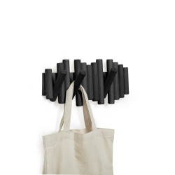 1011471-040UMBRA wieszak na ubrania PICKET RAIL czarny King Home