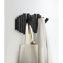 1011471-040UMBRA wieszak na ubrania PICKET RAIL czarny King Home