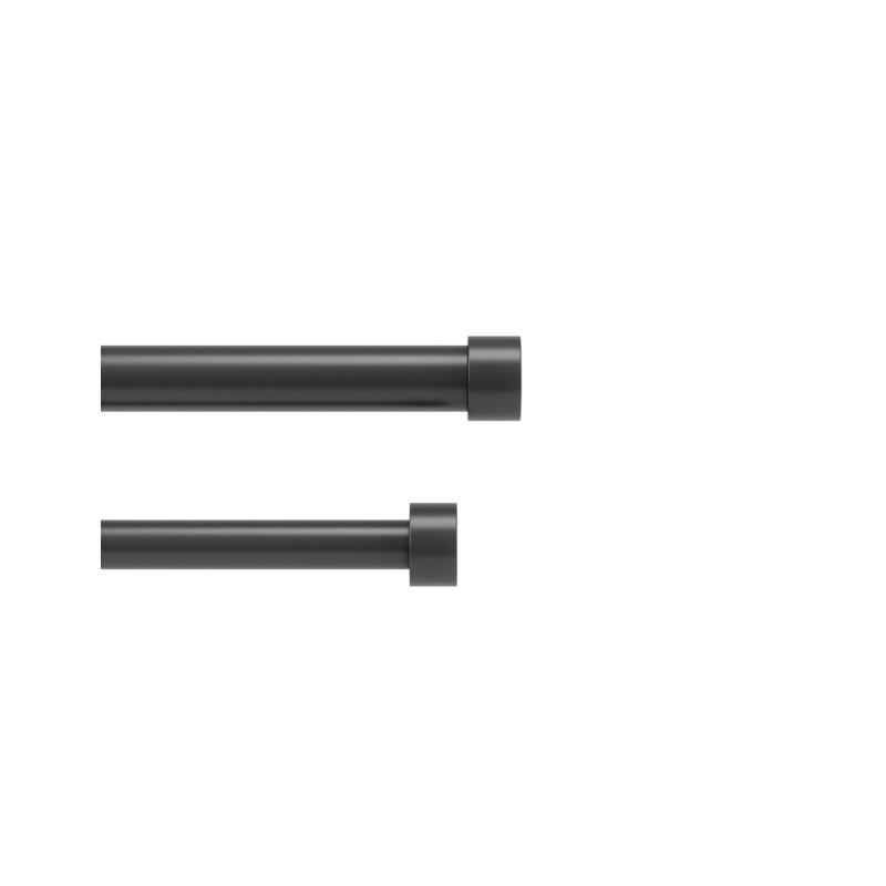 1014401-111UMBRA podwójny karnisz CAPPA 168 305 cm szczotkowana czerń King Home