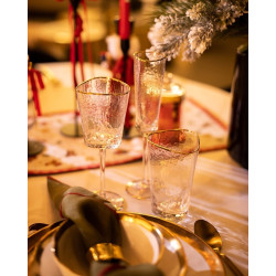 60908KARE szklanka HOMMAGE 450 ml              transparentna King Home