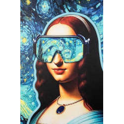 KH1501100244Obraz NEON LISA 80x100 cm King Home