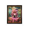 KH1501100247Obraz NEON BULLDOG BALOON 80x100 cm King Home
