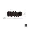 318211-213UMBRA wieszak na ubrania STICKS espresso King Home