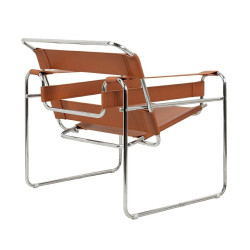 KH1501100293Fotel IVAN brązowy - ekoskóra King Home