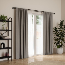 1017290-038UMBRA karnisz MIDNIGHT 107 - 305 cm matowy / czarny King Home