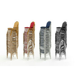 KH1501100308Krzesło bankietowe HERA beżowe / złote King Home