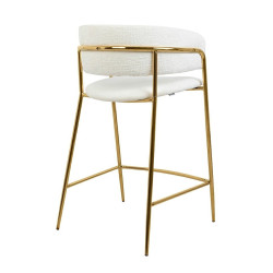 KH13011001220Krzesło barowe DELTA 65 białe King Home