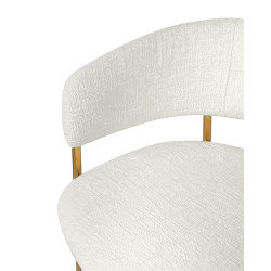 KH13011001220Krzesło barowe DELTA 65 białe King Home