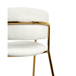 KH13011001220Krzesło barowe DELTA 65 białe King Home