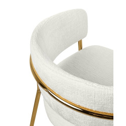 KH13011001220Krzesło barowe DELTA 65 białe King Home