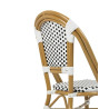 KH1501100288Krzesło CAFE PARIS białe rattan King Home