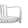 KH1501100315MODESTO krzesło Strips białe -            polipropylen King Home