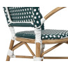 KH1501100286Krzesło CAFE MIRAMAR turkus / morski      rattan King Home