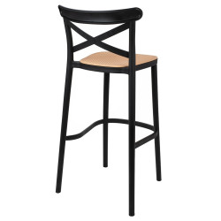 KH010100234 Krzesło barowe COUNTRY czarne King Home