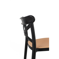 KH010100234 Krzesło barowe COUNTRY czarne King Home