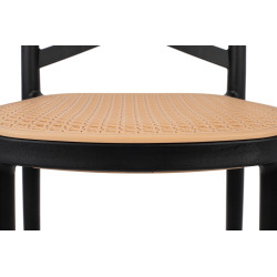 KH010100234 Krzesło barowe COUNTRY czarne King Home