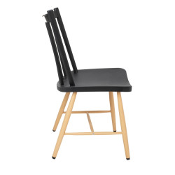 KH010100238 Krzesło MILA czarne King Home