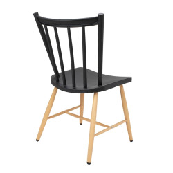 KH010100238 Krzesło MILA czarne King Home