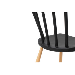 KH010100238 Krzesło MILA czarne King Home