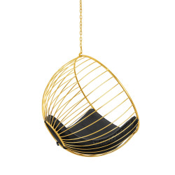 PH5994 Fotel wiszący GABBIA złoty King Home