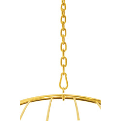 PH5994 Fotel wiszący GABBIA złoty King Home