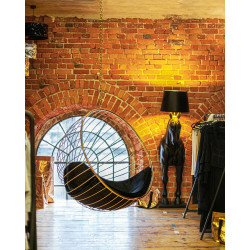 PH5994 Fotel wiszący GABBIA złoty King Home