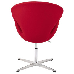 JH028.RED.17.LIFT Fotel SWAN PREMIUM regulowany czerwony King Home