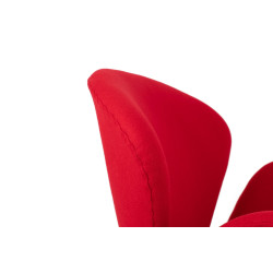 JH028.RED.17.LIFT Fotel SWAN PREMIUM regulowany czerwony King Home