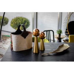 -KA-0152 RICHMOND świecznik AMAYA GOLD SMALL złoty King Home