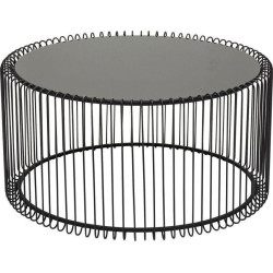 79577 KARE zestaw stolików kawowych WIRE czarny King Home