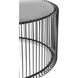 79577 KARE zestaw stolików kawowych WIRE czarny King Home