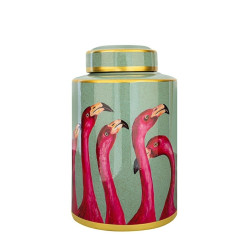 61762 KARE słoik dekoracyjny FLAMINGOS 29cm King Home