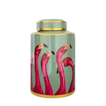 61762 KARE słoik dekoracyjny FLAMINGOS 29cm King Home