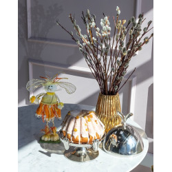 61348 KARE patera / klosz na ciasto BUNNY King Home